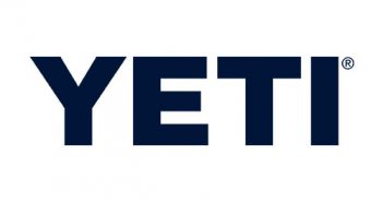 Yeti logo on a white background.