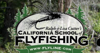 California school of flyfishing logo.