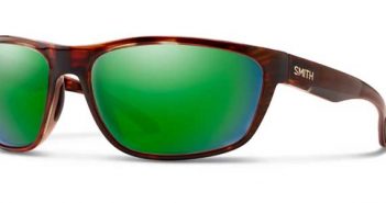 The smith sunglasses in tortoise and green mirrored lenses.