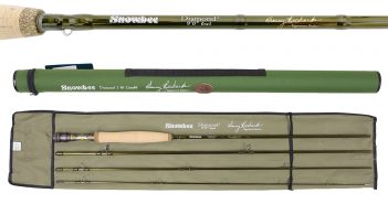 A set of fly rods and a bag.