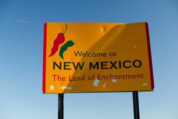 Welcome to new mexico fine art print.