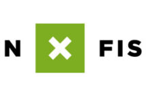 The words "ON" and "FISH" in black, separated by a green square with a white "X" in the center.